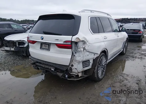 2020 BMW X7 xDrive40I z USA, uszkodzony, nr VIN 5UXCW2C04L9A01849